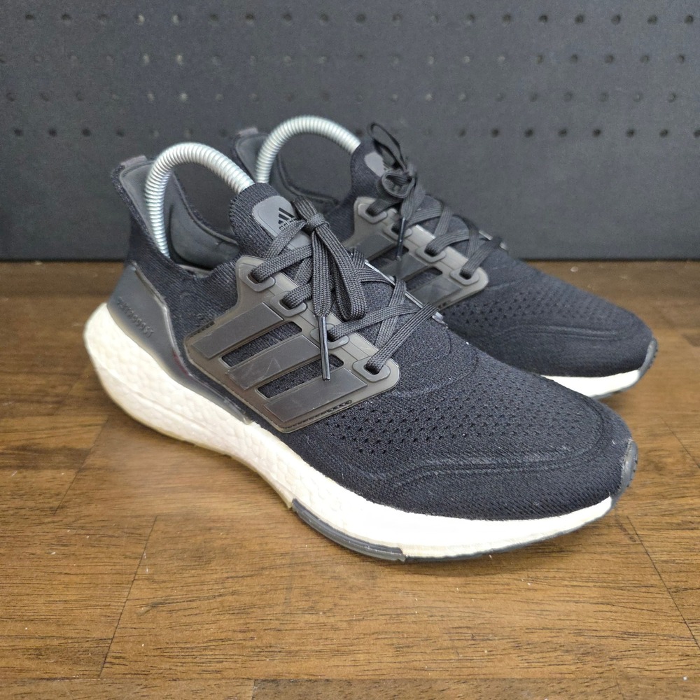 Adidas Ultraboost‎ 21 Running Shoes Women Size 6.5 Black Primeblue FY0402